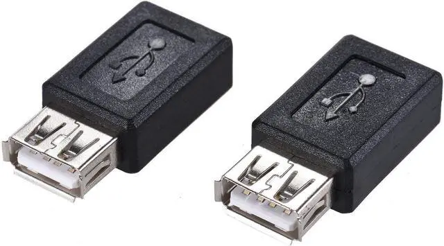 Alt view image 12 of 14 - 3-Pack USB 2.0 A Female to Micro USB Female Adapter Converter Connector Support Data Sync & Charging