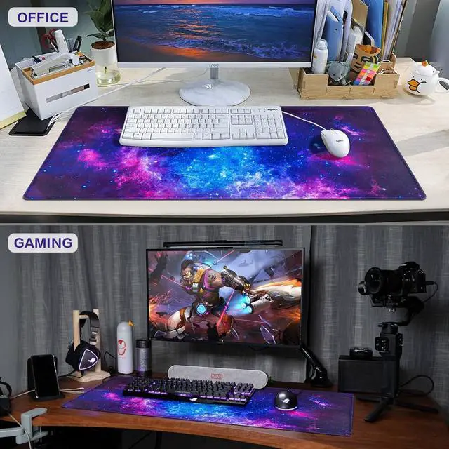 Alt view image 14 of 14 - Gaming Mouse Pad Large Extended Mouse Pad Big Computer Mousepad for Home Office Gaming Work 31.5x15.7inch