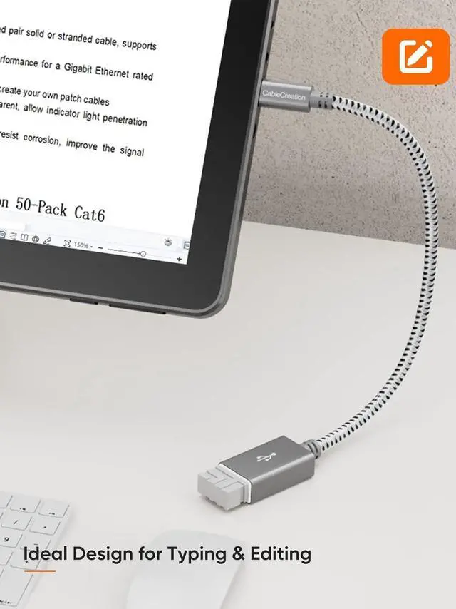 Alt view image 11 of 14 - USB to Micro USB Adapter 0.15m USB 2.0 Male to Female for USB Micro-B Devices S7 Flash Drive Mouse Keyboard Game Controller Aluminum Space Gray