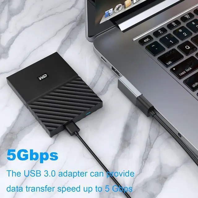 Alt view image 9 of 12 - 90 Degree USB 3.0 Adapter 2 Pack Left and Right Angle USB A Male to Female Converter Extender for PC Laptop USB A Charger Power Bank and More (Grey)