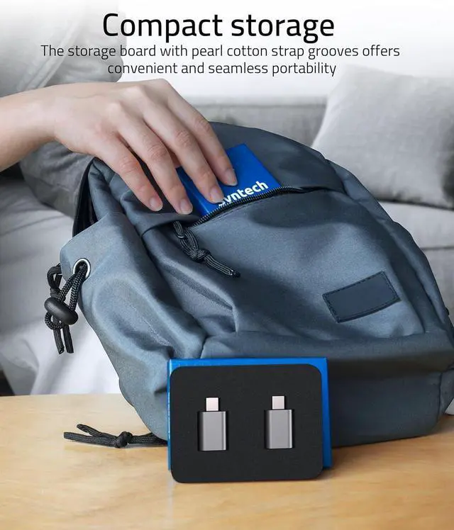 Alt view image 13 of 14 - USB C to USB Adapter Pack of 2 USB C Male to USB 3.0 Female Adapter Compatible with MacBook Pro Air 2024 Surface iPad Notebook XPS and More Type C Devices Space Grey
