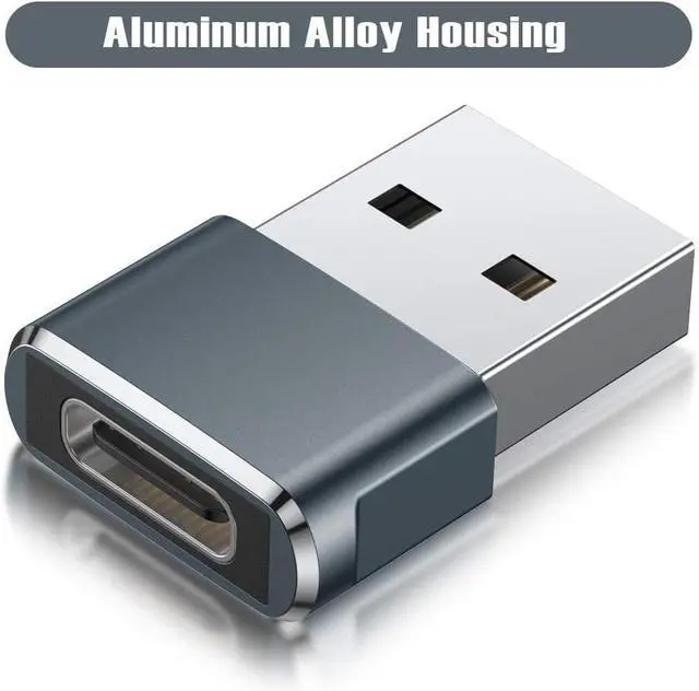 Alt view image 12 of 14 - USB to USB C Adapter iPhone 16 15 Pro Max Charger Adapter 3 Pack USBC Female to USB A Male Type C OTG Converter for Apple Watch iWatch 10 9 8 SE AirPods iPad Mini Air Galaxy S24 S23
