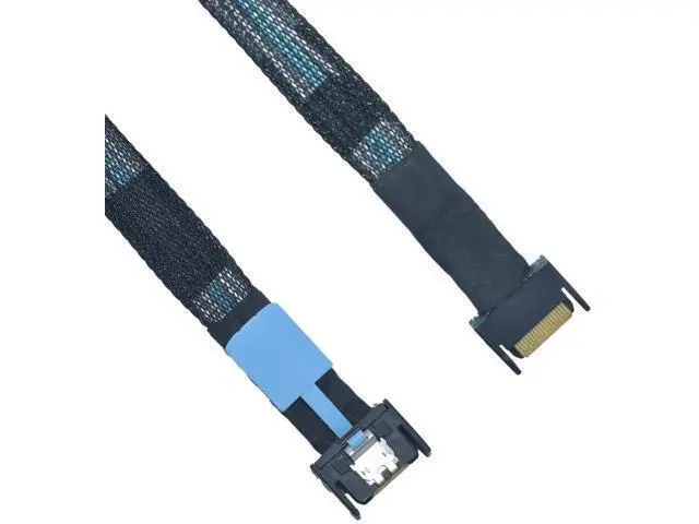 Alt view image 9 of 14 - PCIe 5.0 MCIO 4i Straight Cable, SFF-TA-1016 38Pin Male to Male, 50cm (1.6ft)