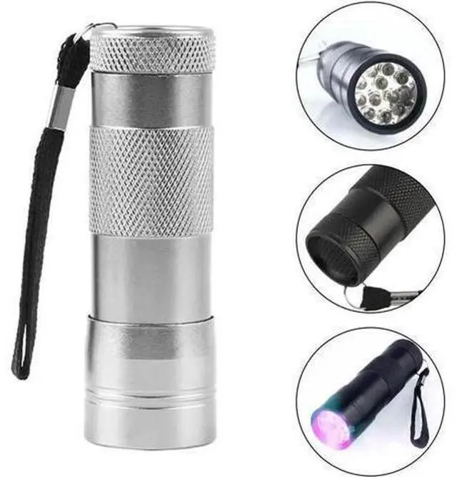 Alt view image 6 of 10 - Portable Black Light UV Flashlight 12 LED 395nm Ultraviolet Urine Detector Torch linterna For Dog/Cat/Pet Urine & Dry Stains