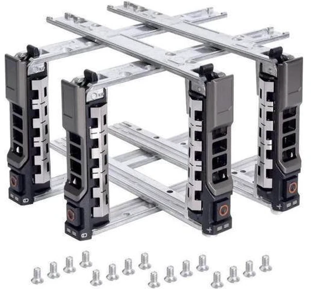 Alt view image 7 of 12 - Aomoproing 2.5 SAS SATA Hard Drive Tray Caddy 4Pack Compatible with For G176J PowerEdge R610 T610 R620 R710 T710 R720 R815 R820