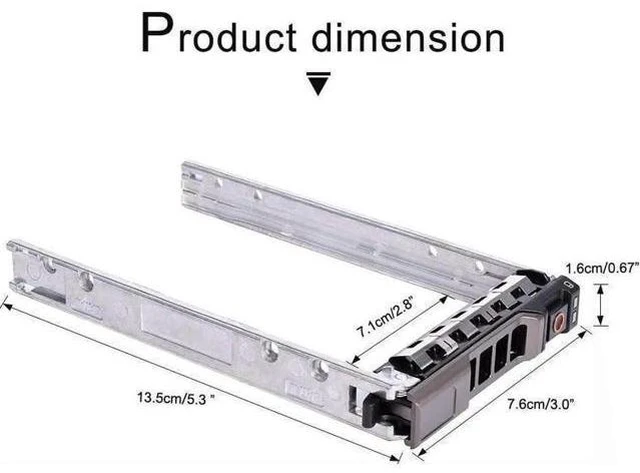 Alt view image 10 of 12 - Aomoproing 2.5 SAS SATA Hard Drive Tray Caddy 4Pack Compatible with For G176J PowerEdge R610 T610 R620 R710 T710 R720 R815 R820