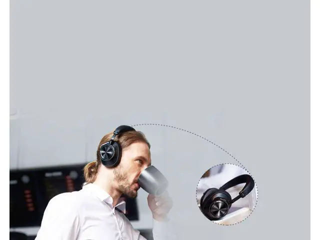 Alt view image 9 of 12 - Wireless Bluetooth Headphones HD Stereo Headphones Built-in Microphone