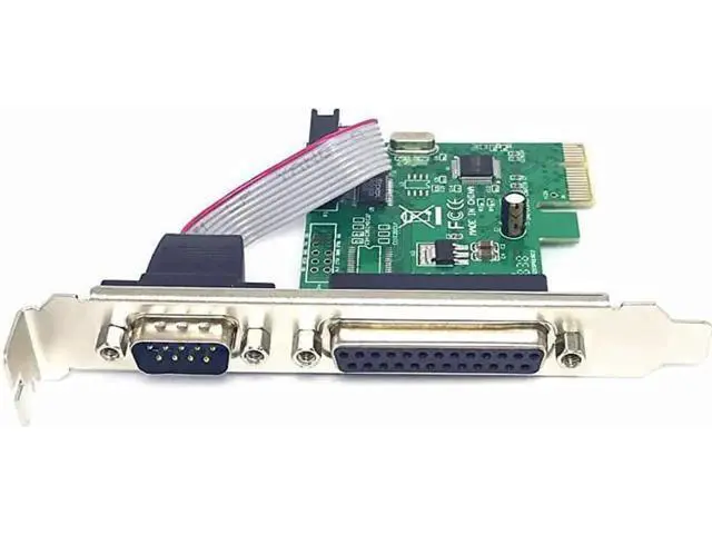 Alt view image 7 of 10 - Aomoproing Combo Serial Parallel Expansion Card PCI Express to Printer LPT Port RS232 Com Port Adapter IEEE 1284 Controller Card WCH382 Chip for Desktop PC Windows 10 with Low Bracket