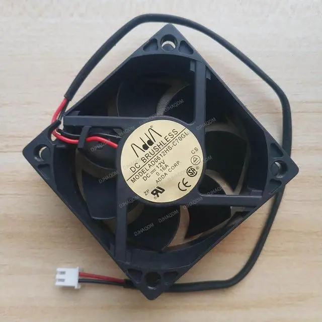 Alt view image 7 of 10 - Compatible for ADDA AD0612HS-C70GL 12V 0.16A 6020 2-Wire Cooling Fan