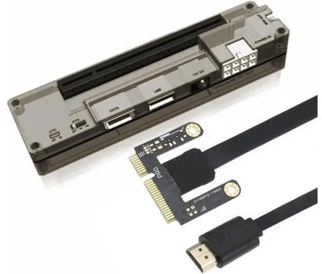Alt view image 6 of 10 - Aomoproing Mini PCI-E Version V8.0 EXP GDC Laptop External Independent Video Card Dock Express Card