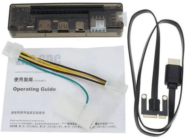 Alt view image 7 of 10 - Aomoproing Mini PCI-E Version V8.0 EXP GDC Laptop External Independent Video Card Dock Express Card
