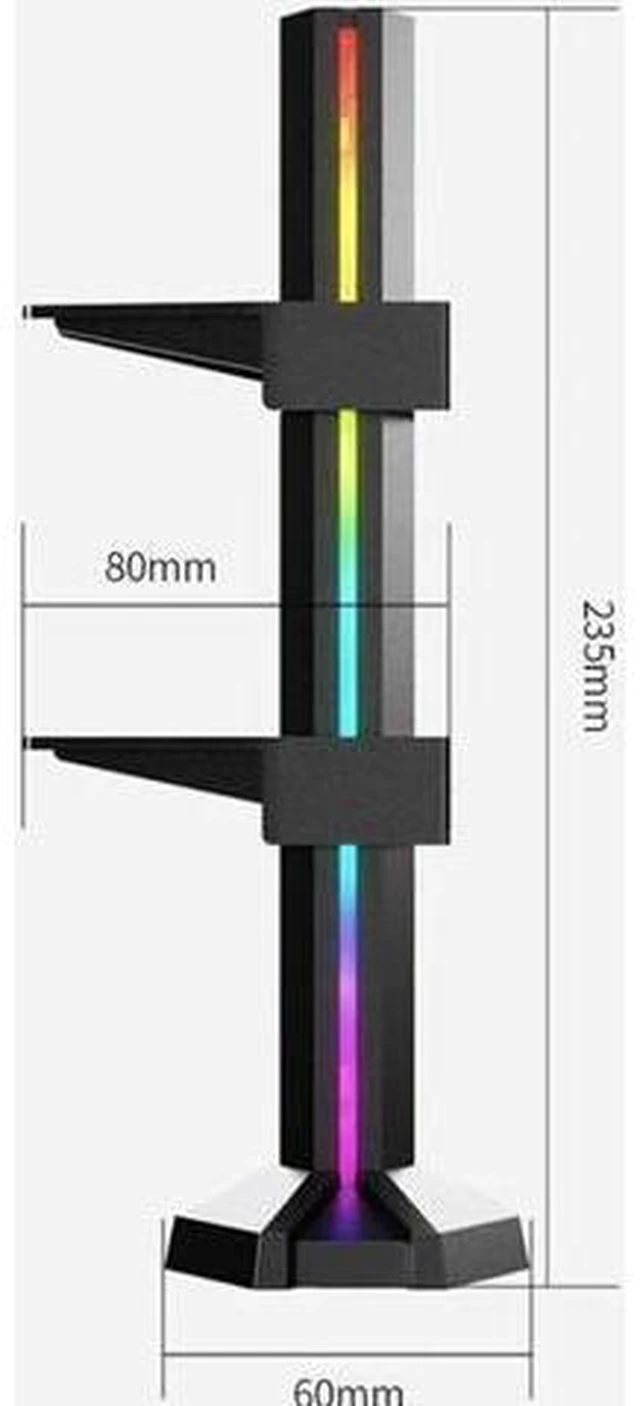 Alt view image 8 of 10 - Aomoproing Graphics Card Stand Practical Multi-functional Frame Holder Bracket Desktop 5V 3Pin ARGB Video Card Brace
