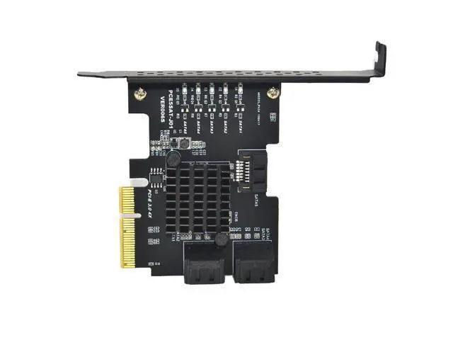 Alt view image 9 of 12 - Add on Cards PCI Express/PCI E/PCIE/PCI-E SATA 3 PCIE SATA Card SATA Controller SATA3 6Gbps 5-Ports SATA 3.0 PCI-E X4 GEN3 Cards