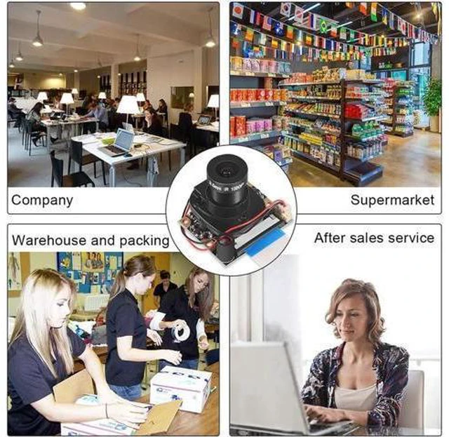Alt view image 14 of 14 - Werleo for Raspberry Pi Camera Module with Automatic IR-Cut Night Vision Camera Video Module Adjustable Focus 5MP OV5647 Sensor 1080p HD Webcam Camera for Raspberry Pi 2 3 Model B Model B+ A+