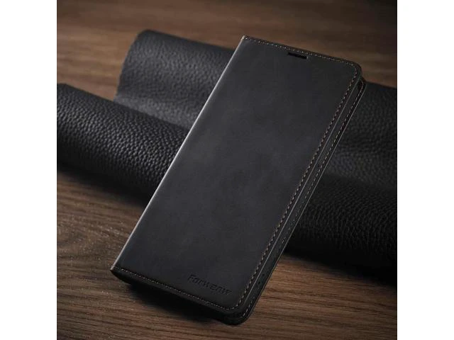 Alt view image 9 of 14 - Case for iPhone 12 Pro Max Premium PU Leather Cover TPU Bumper with Card Holder Kickstand Hidden Magnetic Adsorption Shockproof Flip Wallet Case for iPhone 12 Pro Max 6.7 inch