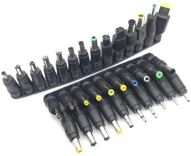 Alt view image 3 of 4 - 34 pcs/set Universal Plug 34pcs DC Power 5.5x2.1mm DC head Jack Charger to Plug Power Adapter for Notebook Laptop