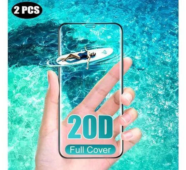 Alt view image 8 of 14 - 2PCS 20D Curved Edge Full Cover Tempered Glass Screen Protector For Apple iPhone 7 Plus Protection Film