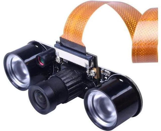 Alt view image 8 of 10 - Werleo for Raspberry PI Camera Module 5MP 1080p OV5647 Sensor HD Video Webcam Supports Night Vision for Raspberry Pi Model B B+ A+ RPi 3 2 1 zero zero W with FFC FPC Cable - Raspberry pi Camera