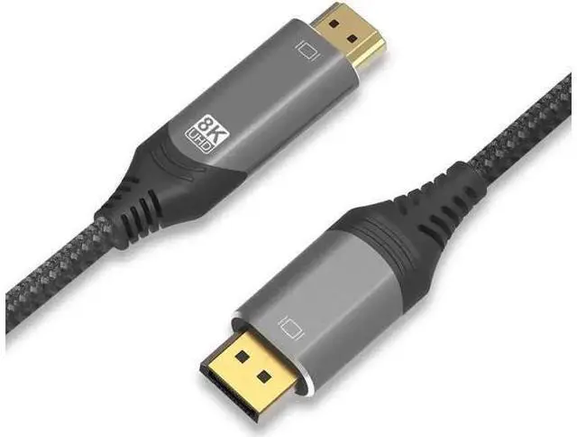 Alt view image 14 of 14 - 3.3FT HDMI to DisplayPort Cable, HDMI Input to DP Output, Support 8K/4K for PS5, Xbox, Mac Mini, PC Monitor