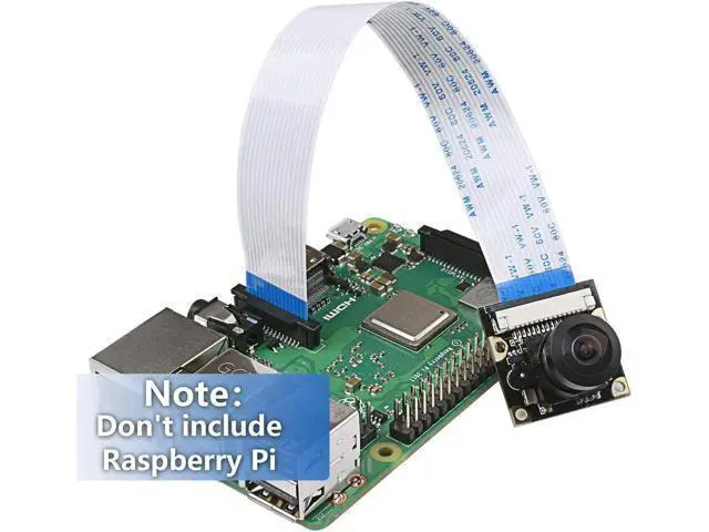 Alt view image 9 of 12 - Werleo For Raspberry Pi Camera Module Wide-Angel Fish-Eye Camera Lenses OV5647 Sensor with Raspberry Pi Zero Ribbon Cable & FPC Cable for Raspberry Pi 3B+ 3B 2B Zero