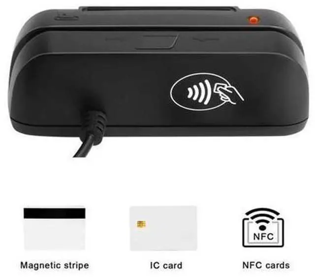 Alt view image 13 of 14 - 3 in 1 Combo Credit Card Reader SZTW150 Magnetic Card Reader + EMV Chip/RFID NFC Reader Writer For Read and Write CPU Chip Card