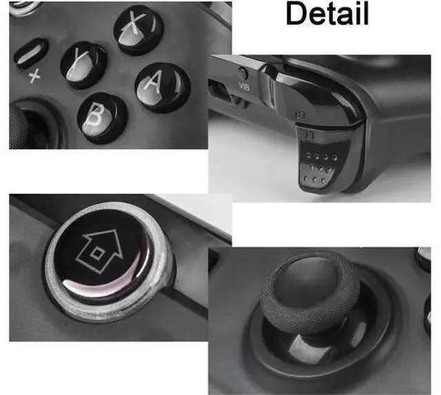 Alt view image 11 of 14 - Werleo Switch Pro Controller Wireless Controller Compatible with Nintendo Switch Supports Gyro Axis Function & Dual Shock