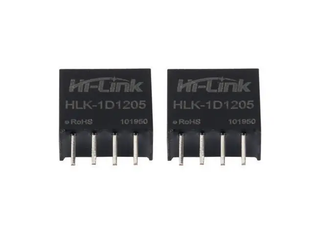 Alt view image 8 of 12 - HLK-1D1205 12V to 5V 1W 200mA DC - DC Isolation Switching Power Supply Module Intelligent Household Switch Converter (10 PCS)