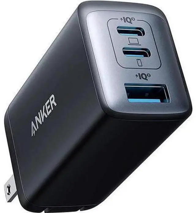 Alt view image 8 of 14 - An-ker USB C Charger, 735 Charger (Nano II 65W), PPS 3-Port Fast Compact Foldable Wall Charger for MacBook Pro/Air, iPad Pro, Galaxy S20/S10, Dell XPS 13, Note 20/10+, iPhone 13/Pro, Pixel, and More