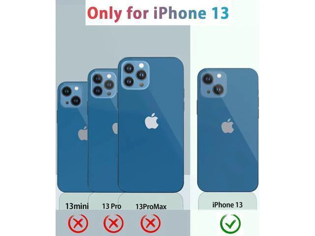 Alt view image 10 of 14 - Waterproof Case for iPhone 13 6.1 inch 5G 2021 with Built-in Screen Protector Heavy Duty Full Body Protection IP68 Underwater Shockproof Phone Cover