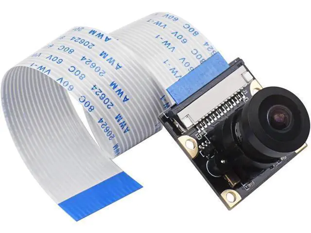 Alt view image 10 of 12 - Werleo For Raspberry Pi Camera Module Wide-Angel Fish-Eye Camera Lenses OV5647 Sensor with Raspberry Pi Zero Ribbon Cable & FPC Cable for Raspberry Pi 3B+ 3B 2B Zero