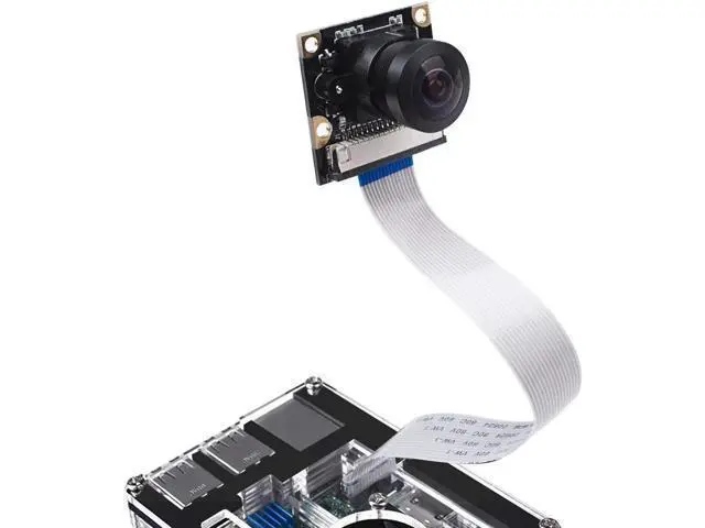 Alt view image 12 of 12 - Werleo For Raspberry Pi Camera Module Wide-Angel Fish-Eye Camera Lenses OV5647 Sensor with Raspberry Pi Zero Ribbon Cable & FPC Cable for Raspberry Pi 3B+ 3B 2B Zero