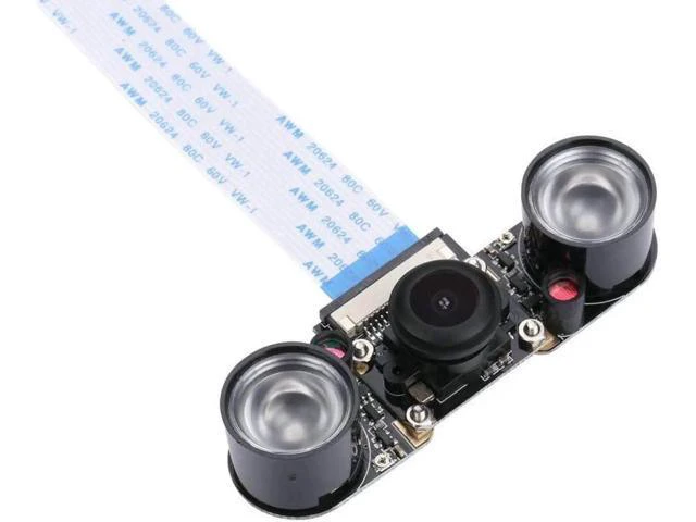 Alt view image 5 of 8 - Raspberry Pi 3 Model B Plus Camera Fisheye Wide Angle 5MP 1080p Night Vision Camera Module for Raspberry Pi 3 Model B+ and Model B
