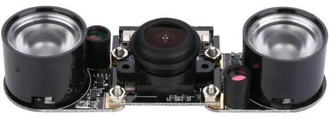 Alt view image 6 of 8 - Raspberry Pi 3 Model B Plus Camera Fisheye Wide Angle 5MP 1080p Night Vision Camera Module for Raspberry Pi 3 Model B+ and Model B