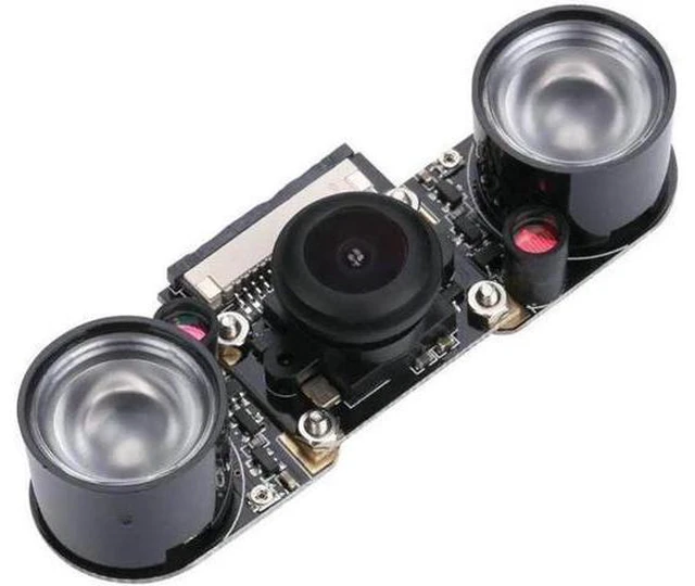 Alt view image 7 of 8 - Raspberry Pi 3 Model B Plus Camera Fisheye Wide Angle 5MP 1080p Night Vision Camera Module for Raspberry Pi 3 Model B+ and Model B