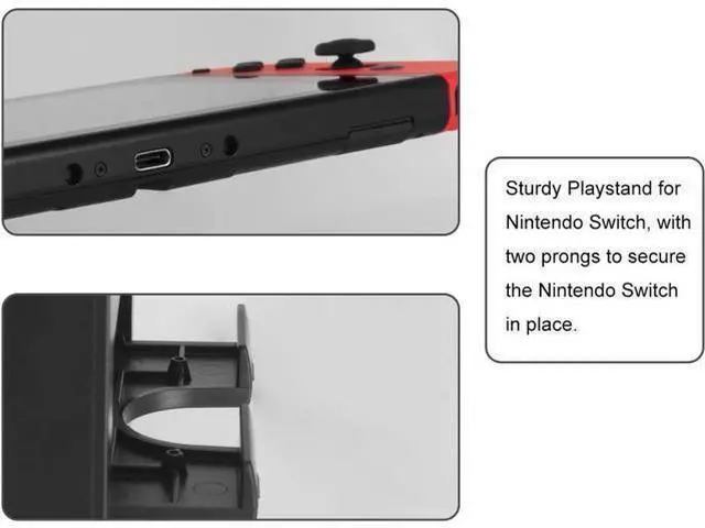 Alt view image 11 of 14 - Nintendo Switch Stand -Compact Adjustable Stand for Nintendo Switch