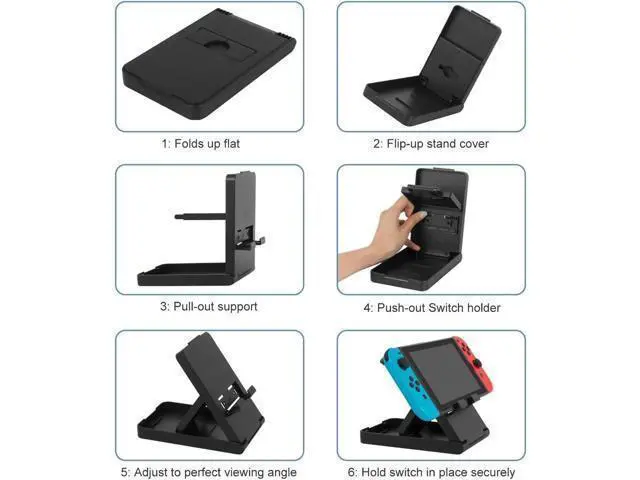 Alt view image 13 of 14 - Nintendo Switch Stand -Compact Adjustable Stand for Nintendo Switch
