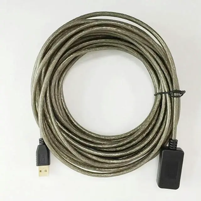 Alt view image 6 of 6 - USB 2.0 10 Meter Signal Boosting Extension Cable Supports 480Mbps Data Transfer USB Extension Cable for Laptop Desktop