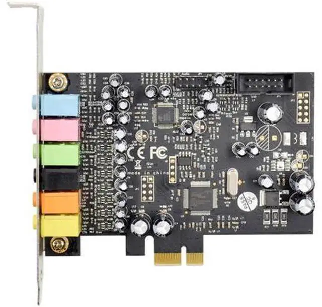 Alt view image 8 of 14 - PCIE 7.1CH Sound Card Stereo Surround Sound PCI-E Built-In 7.1 Channel Audio Audio System CM8828
