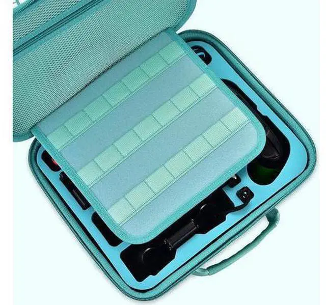 Alt view image 10 of 14 - Nintendo Switch Travel Case, Protective Case with Shoulder Strap Compatible with Nintendo Switch System