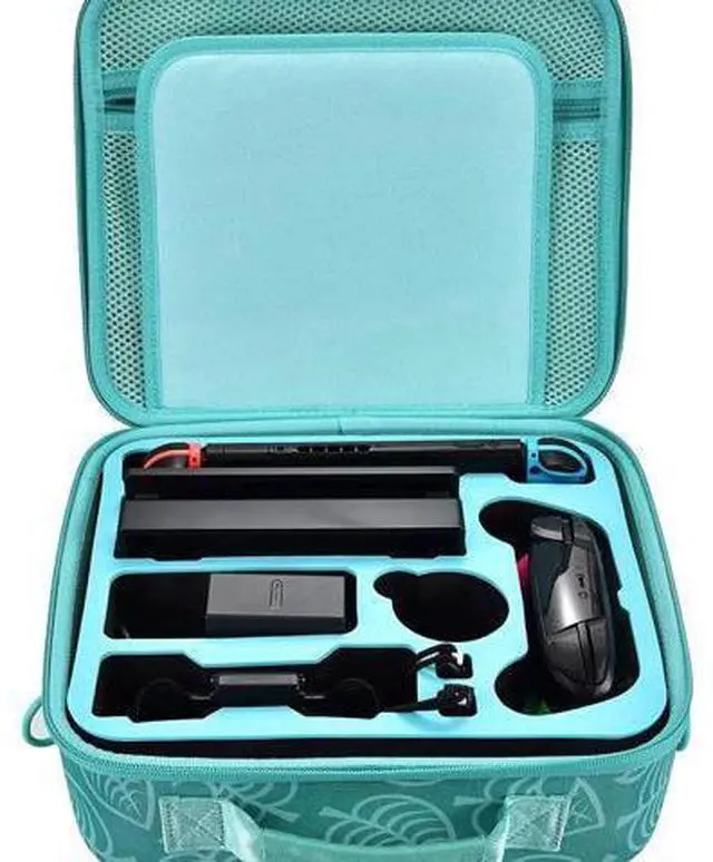 Alt view image 12 of 14 - Nintendo Switch Travel Case, Protective Case with Shoulder Strap Compatible with Nintendo Switch System