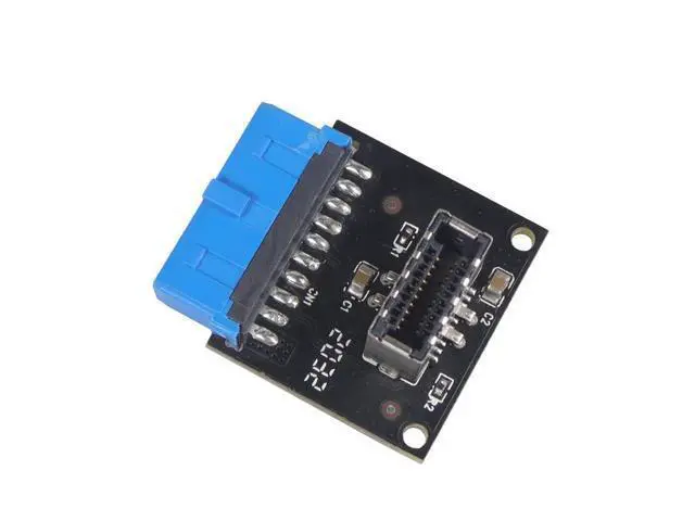 Alt view image 8 of 13 - USB 3.1 Front Panel Socket to USB 3.0 20Pin Header Male Extension Cable Adapter for Motherboard Card 20P USB to Type-E Connector (5 Pcs)