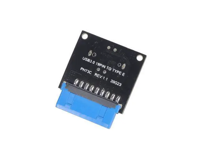 Alt view image 10 of 13 - USB 3.1 Front Panel Socket to USB 3.0 20Pin Header Male Extension Cable Adapter for Motherboard Card 20P USB to Type-E Connector (5 Pcs)