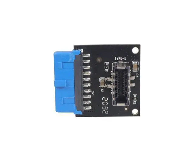 Alt view image 11 of 13 - USB 3.1 Front Panel Socket to USB 3.0 20Pin Header Male Extension Cable Adapter for Motherboard Card 20P USB to Type-E Connector (5 Pcs)