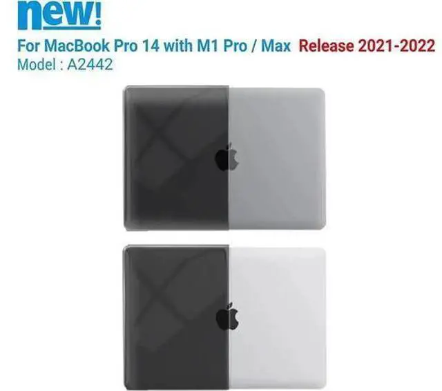 Alt view image 14 of 14 - Compatible with MacBook Pro 14 inch Case 2023 2022 2021 Release M2 A2779 A2442 M1 Pro/Max Chip with Touch ID, Hard Shell Case with Keyboard Cover