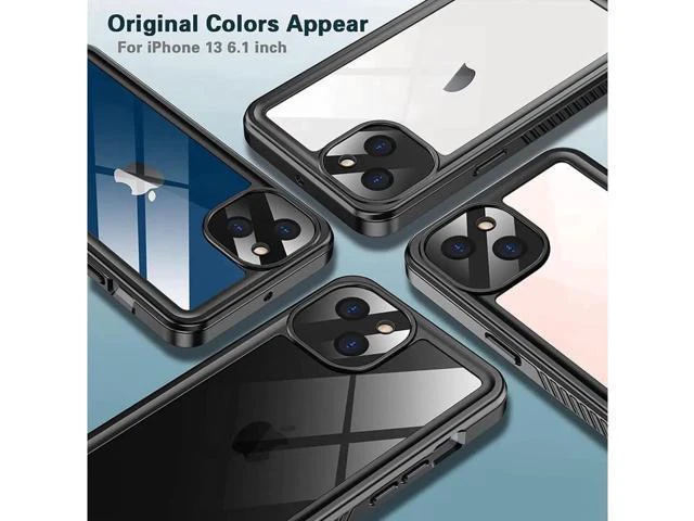 Alt view image 11 of 14 - Waterproof Case for iPhone 13 6.1 inch 5G 2021 with Built-in Screen Protector Heavy Duty Full Body Protection IP68 Underwater Shockproof Phone Cover