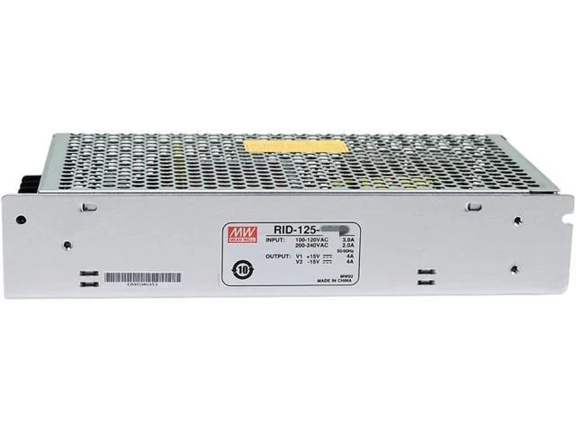 Alt view image 8 of 10 - Mean Well RID 125W 15V/-15V Switching Power Supply RID-125-1515 AC-DC Dual Output Power Supply Driver Converter Transformer with LED Power Index Lamp