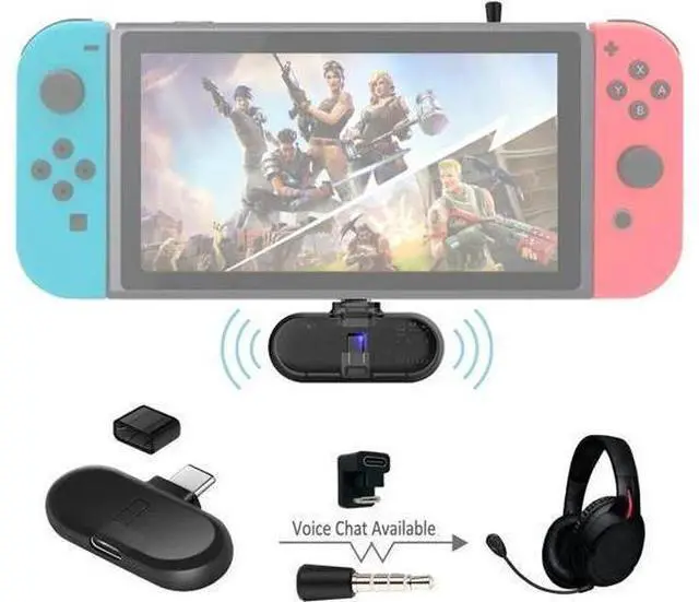 Alt view image 8 of 14 - ROUTE+ PRO Bluetooth Transmitter Wireless Audio USB-C Adaptor or Receiver With Voice Transmission - Must Have Gaming Accessory For Wireless Headset to Work With Nintendo Switch and PC