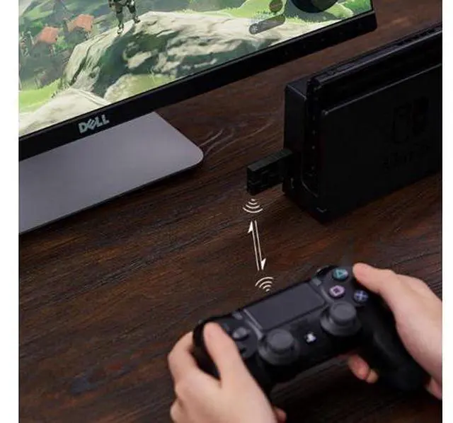 Alt view image 9 of 14 - USB Wireless Adapter 2 for Windows, Mac & Raspberry Pi, Compatible with Xbox Series X & S Controller, PS5/PS4/PS3 Controller with OTG Cable