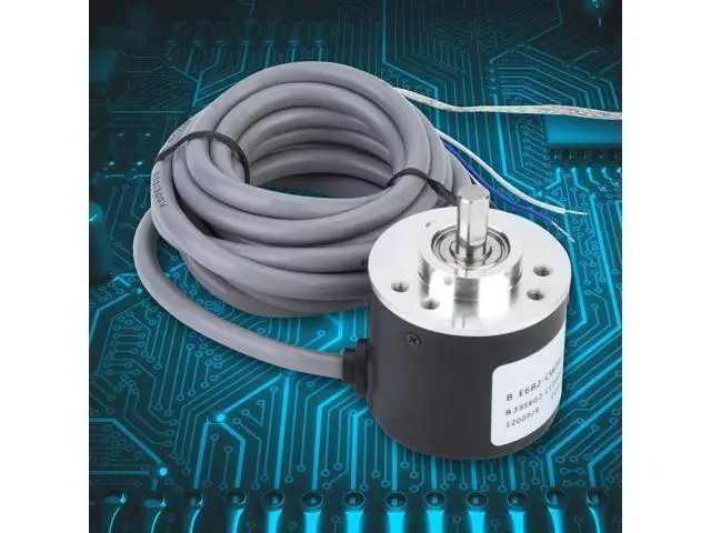 Alt view image 14 of 14 - Encoder, ASIC Devices Outer Diameter 38mm Incremental Encoder for Power Supply Reverse Wiring Protection Conversion(1200P/R)