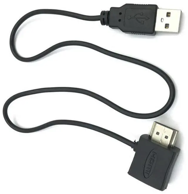 Alt view image 3 of 4 - HDMI-compatible Male To Female Adapter Converter Connector HDMI-compatible With 50cm USB 2.0 Charger Power Supply Cable